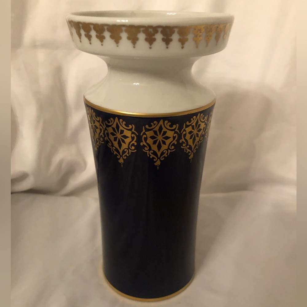COPY - ECHT KOBALT VASE UNTERWEISS BACH MID CENTURY VASE MADE IN GDR